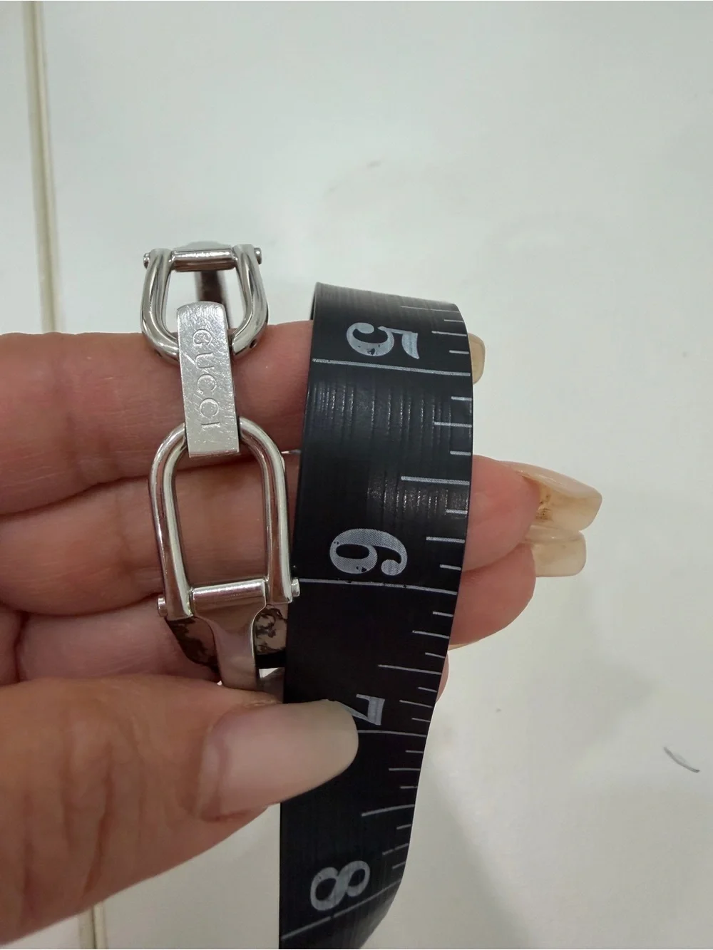 Vintage Gucci 1500L Silver Bangle Watch